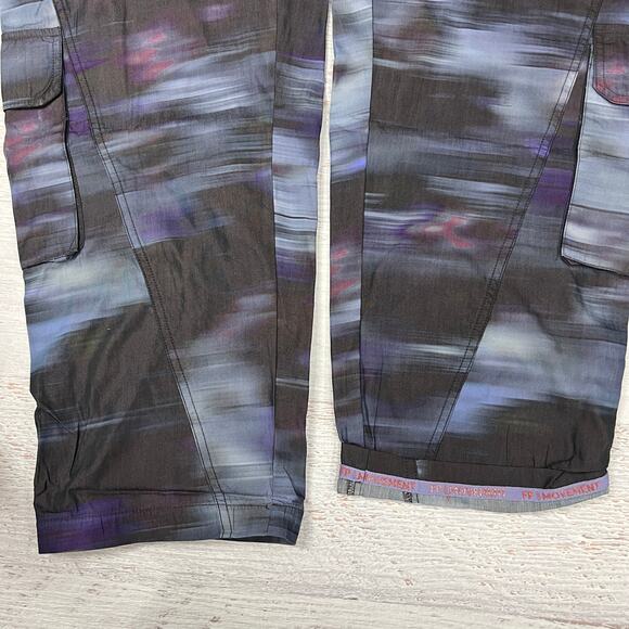 NEW FP Movement Mesmerize Me Shadow Cargo Jogger Size S Pleated Purple Pants NWT - Picture 5 of 12